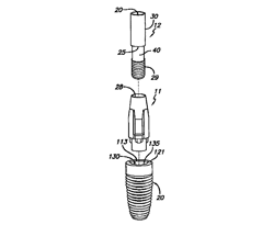 Multi-part abutment and transfer cap for use with an endosseous