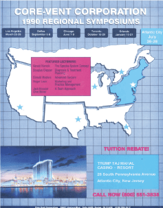 Core-Vent Regional
                          Symposiums 1990