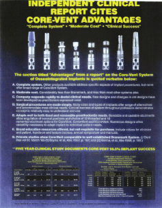 Core-Vent
      Advantages 1990