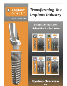Implant System Overview Catalog