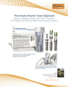     Implant Direct Sybron Team Approach Brochure