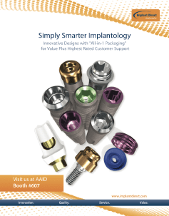 Implant Direct Sybron Simply Smarter Implantology