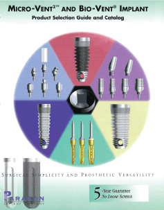 Paragon Micro-Vent and
      BioVent Implants