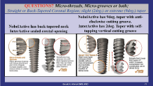 dr.niznick controversal questions in implant dentistry design advantages